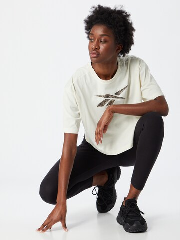 T-shirt fonctionnel Reebok en blanc