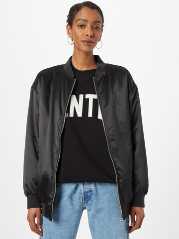 Urban Classics Between-Season Jacket in Black: front