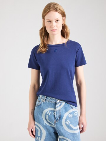 HUGO T-Shirt 'Deloris' in Blau: Vorderseite