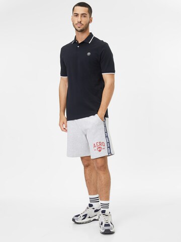 AÉROPOSTALE Poloshirt in Schwarz