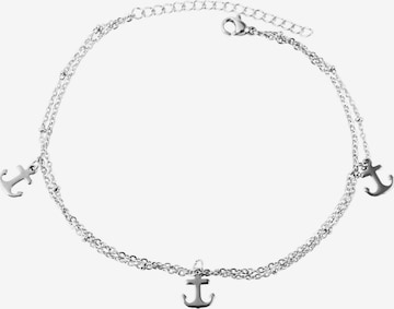 Akzent Fußschmuck 'Marinasa, langlebig' in Silber: Vorderseite