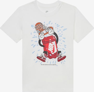 Nike Sportswear - Camiseta 'DUNK' en blanco: frente