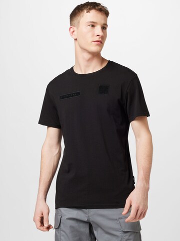 melns G-Star RAW T-Krekls 'Velcro': no priekšpuses