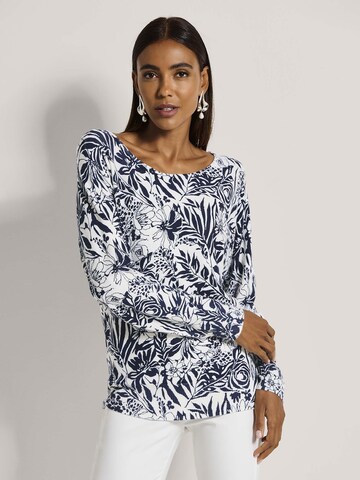 Pull-over MADELEINE en bleu : devant