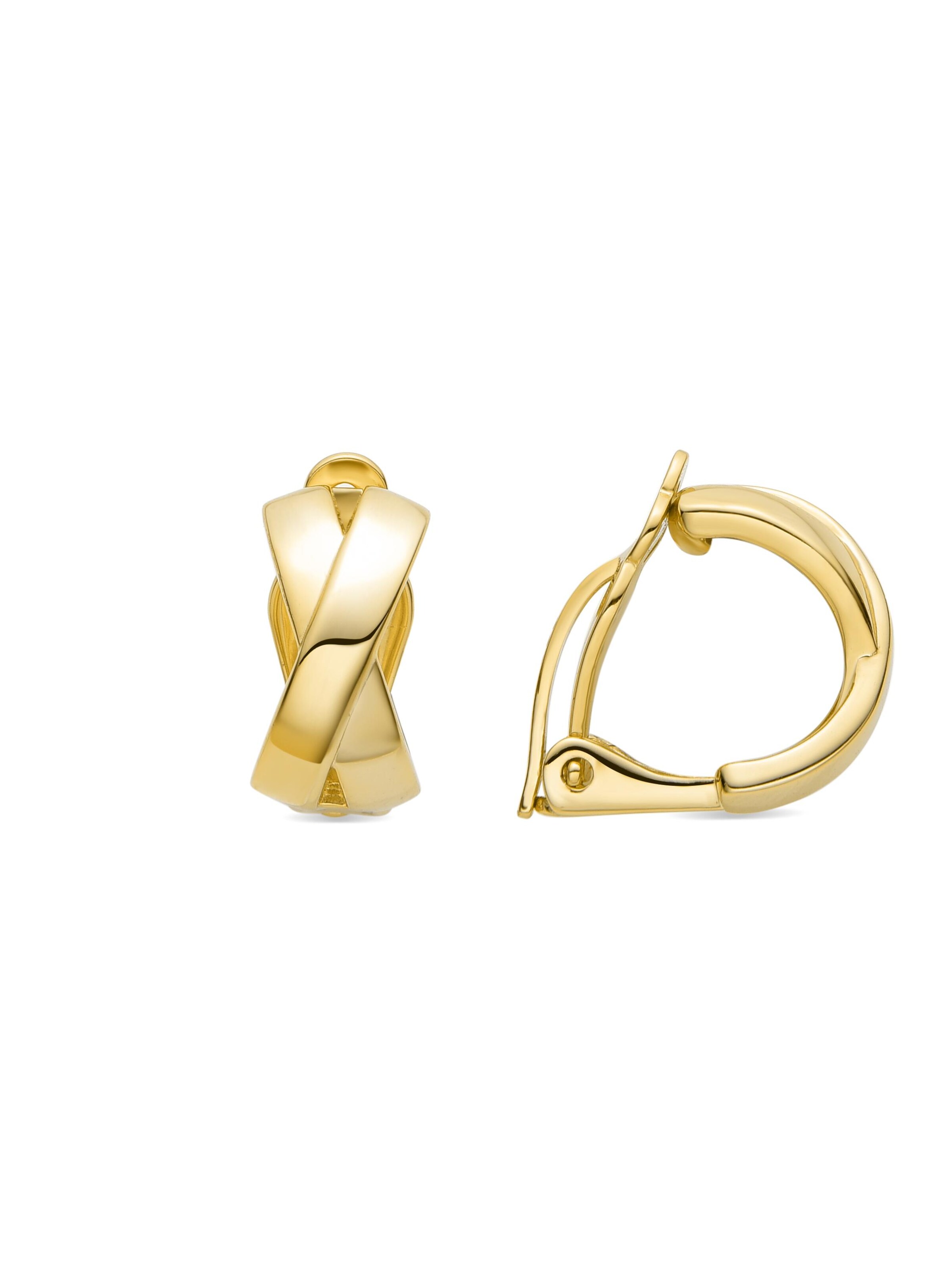 Luxenter Ohrringe 'REINA'‌‌‌‌‌‌‌‌‌ in Gelb: Vorderseite