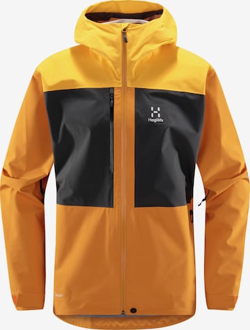 Haglöfs Outdoor jacket 'FRONT PROOF' in Yellow: front