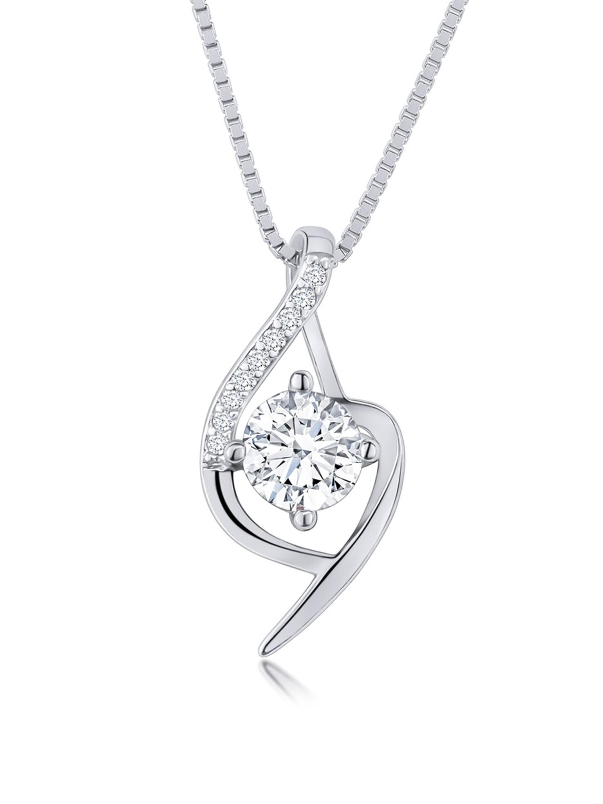 DANIEL CLIFFORD Necklace 'Sabrina' in Silver: front