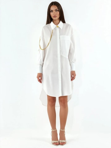 MSN Collection Blousejurk in Wit: voorkant