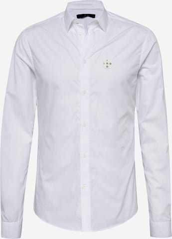 IRO - Regular Fit Camisa 'WOPA' em branco: frente