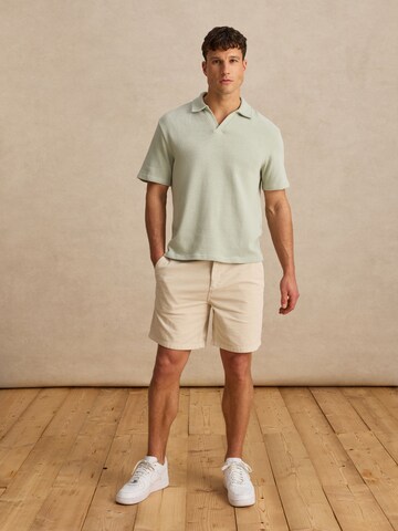 DAN FOX APPAREL Regular Trousers 'Marlo' in White