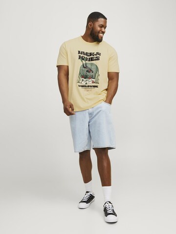 Jack & Jones Plus Shirt in Yellow