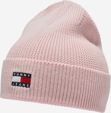 Bonnet 'HERITAGE' Tommy Jeans en rose : devant