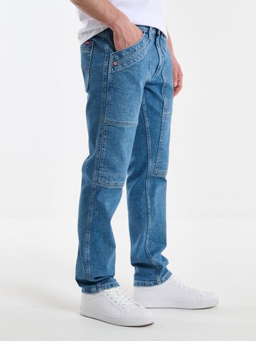 BIG STAR Regular Jeans 'Rikus' in Blau