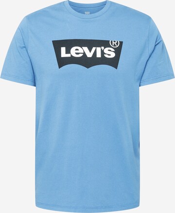 LEVI'S ® tavaline Särk 'Graphic Crewneck Tee', värv sinine: eest vaates