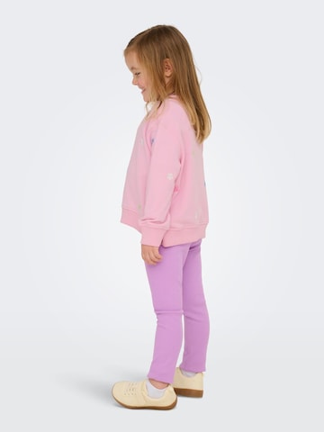 Sweat-shirt 'KMGLAVINA' Only Mini en rose