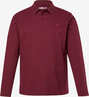 Men Plus Shirt in Rot: Vorderseite