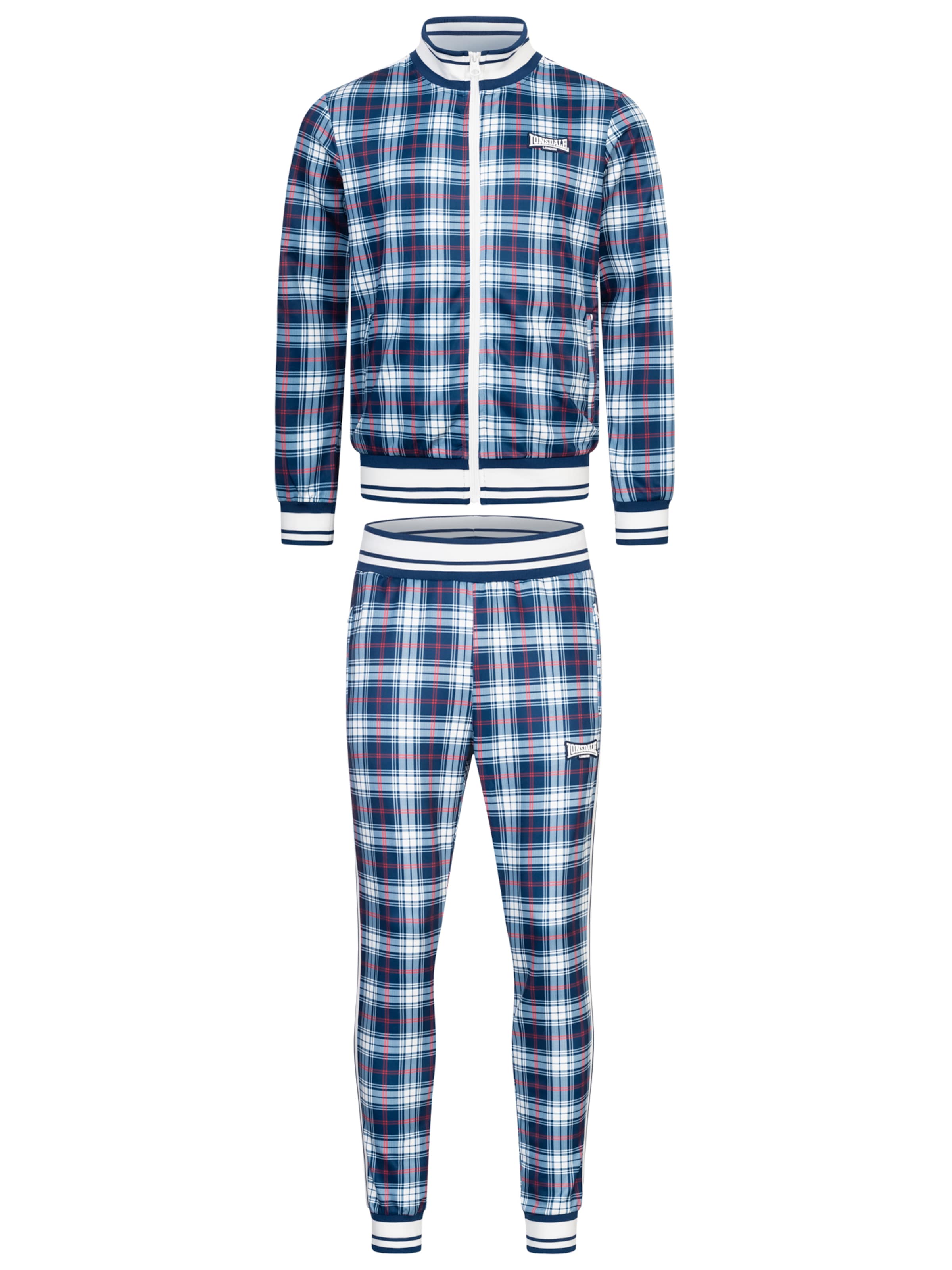 LONSDALE Облекло за бягане 'Wembely' в синьо: отпред