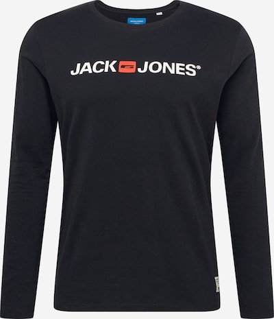 JACK & JONES Shirt 'HISTORY' in rot / schwarz / weiß, Produktansicht