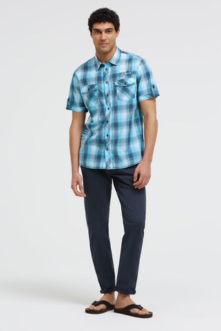 CAMP DAVID Regular fit Button Up Shirt in Blue
