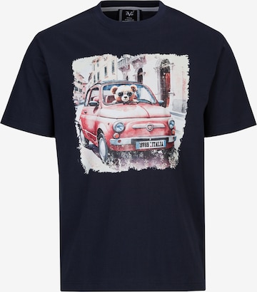 19V69 ITALIA Shirt 'Rafael Teddy' in Blue: front