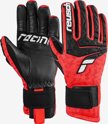 REUSCH Athletic Gloves 'World Cup Warrior Neo' in Red: front