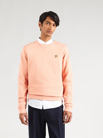 Lyle & Scott - Sweatshirt em laranja: frente