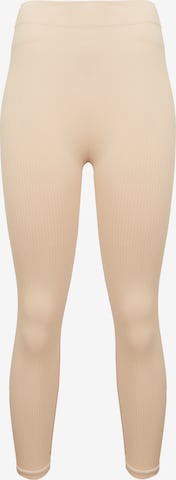 Leif Nelson Skinny Broek in Beige: voorkant