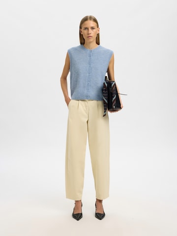 SELECTED Kötött mellény 'SLFLulu' - kék