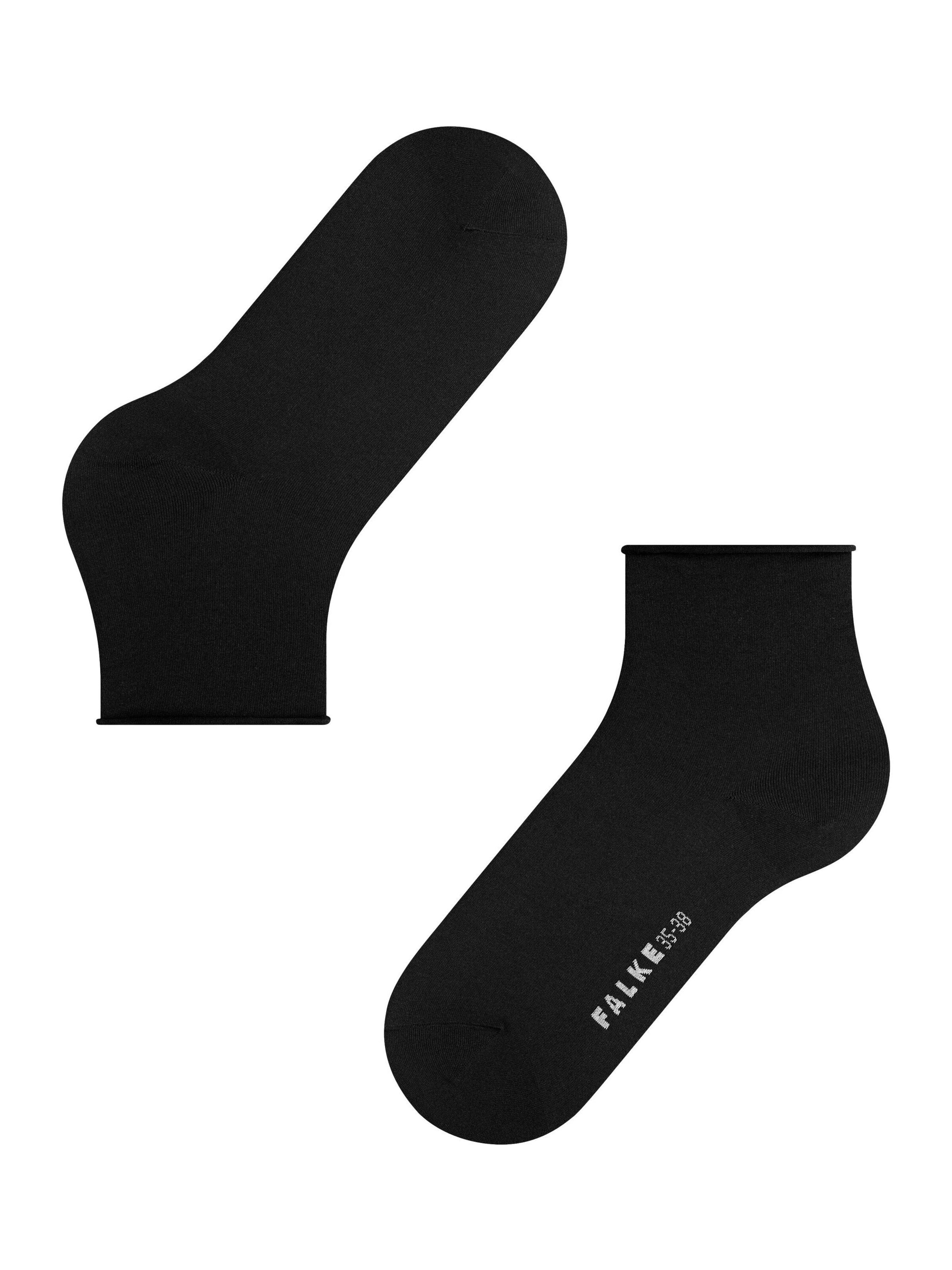 FALKE Socken 'Cotton Touch'‌‌‌‌‌‌‌ in Schwarz