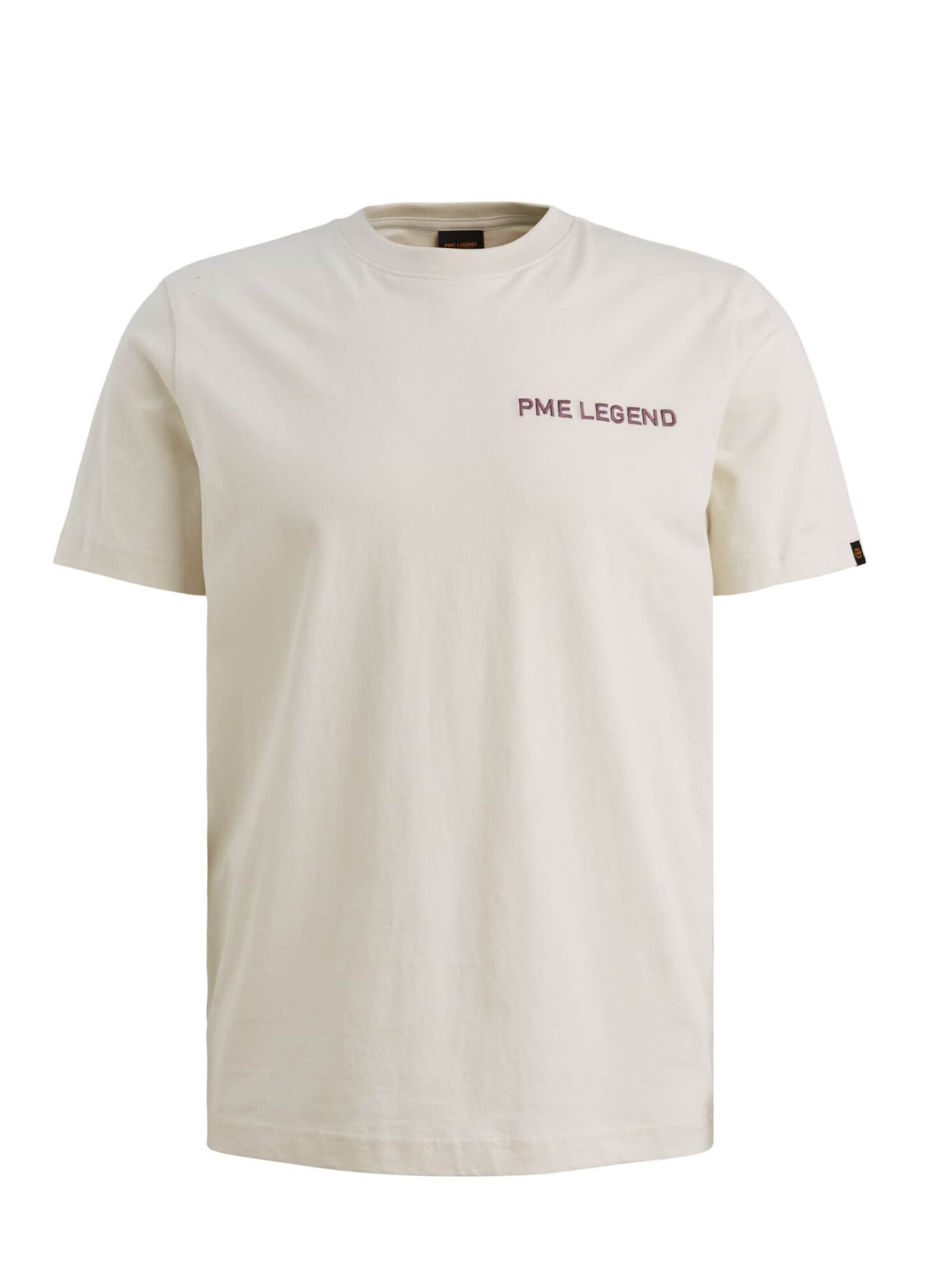 Pme-Legend Shirt 'PME Legend - Heren t-shirt' in Beige: voorkant