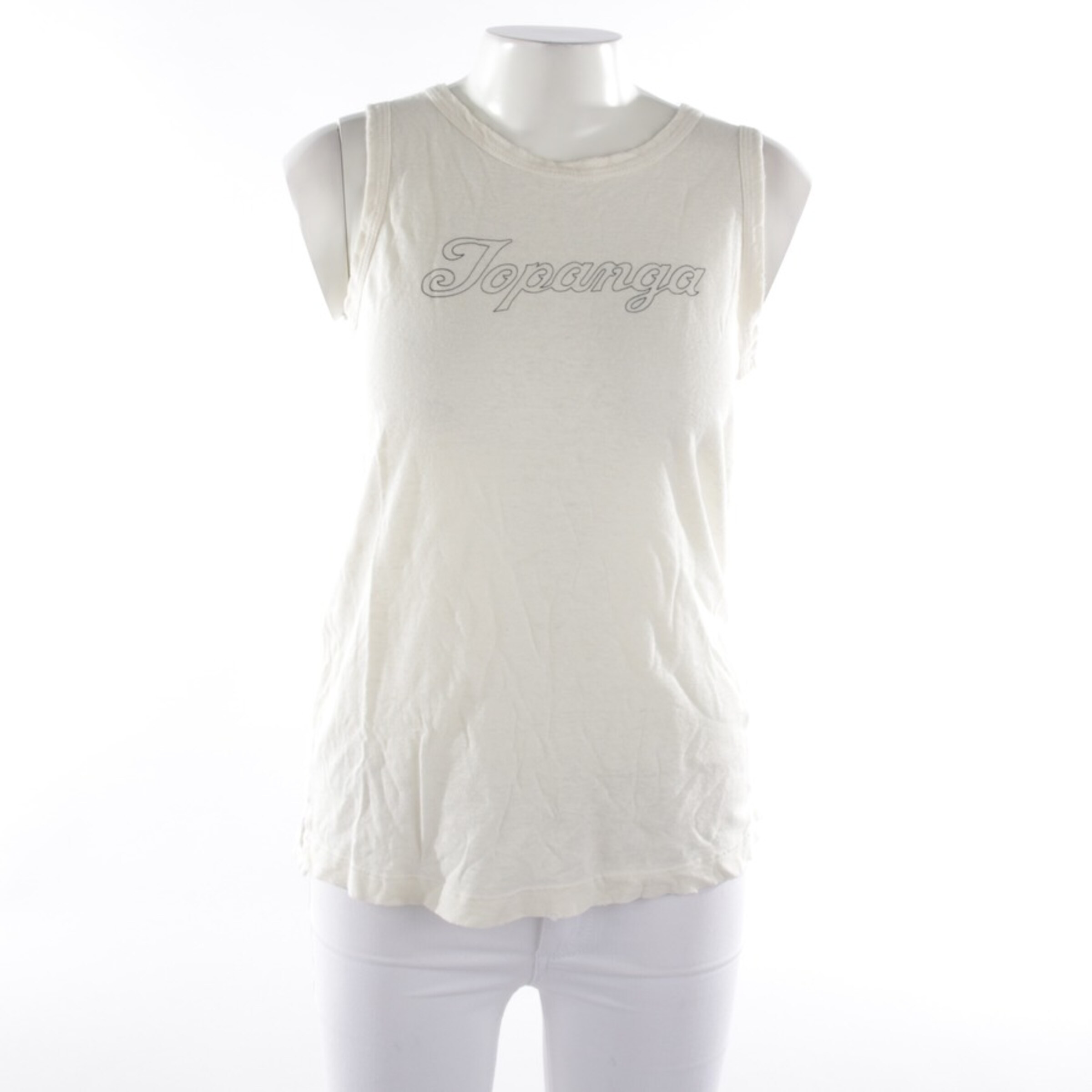 Current/Elliott Top XS in Weiß: Vorderseite