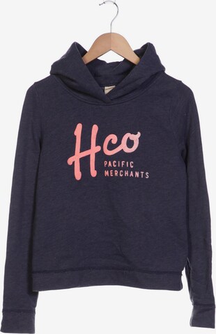 HOLLISTER Sweatshirt & Zip-Up Hoodie in M in Blue: front