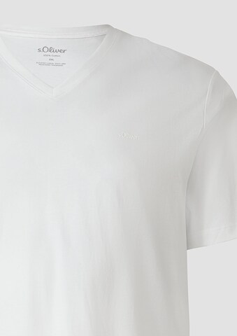 T-Shirt s.Oliver Men Big Sizes en blanc