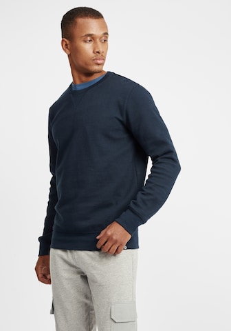 !Solid Sweatshirt 'Temet' in Blue: front