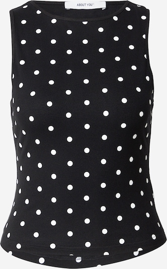 ABOUT YOU Toppi 'Maya' värissä musta / valkoinen, Tuotenäkymä