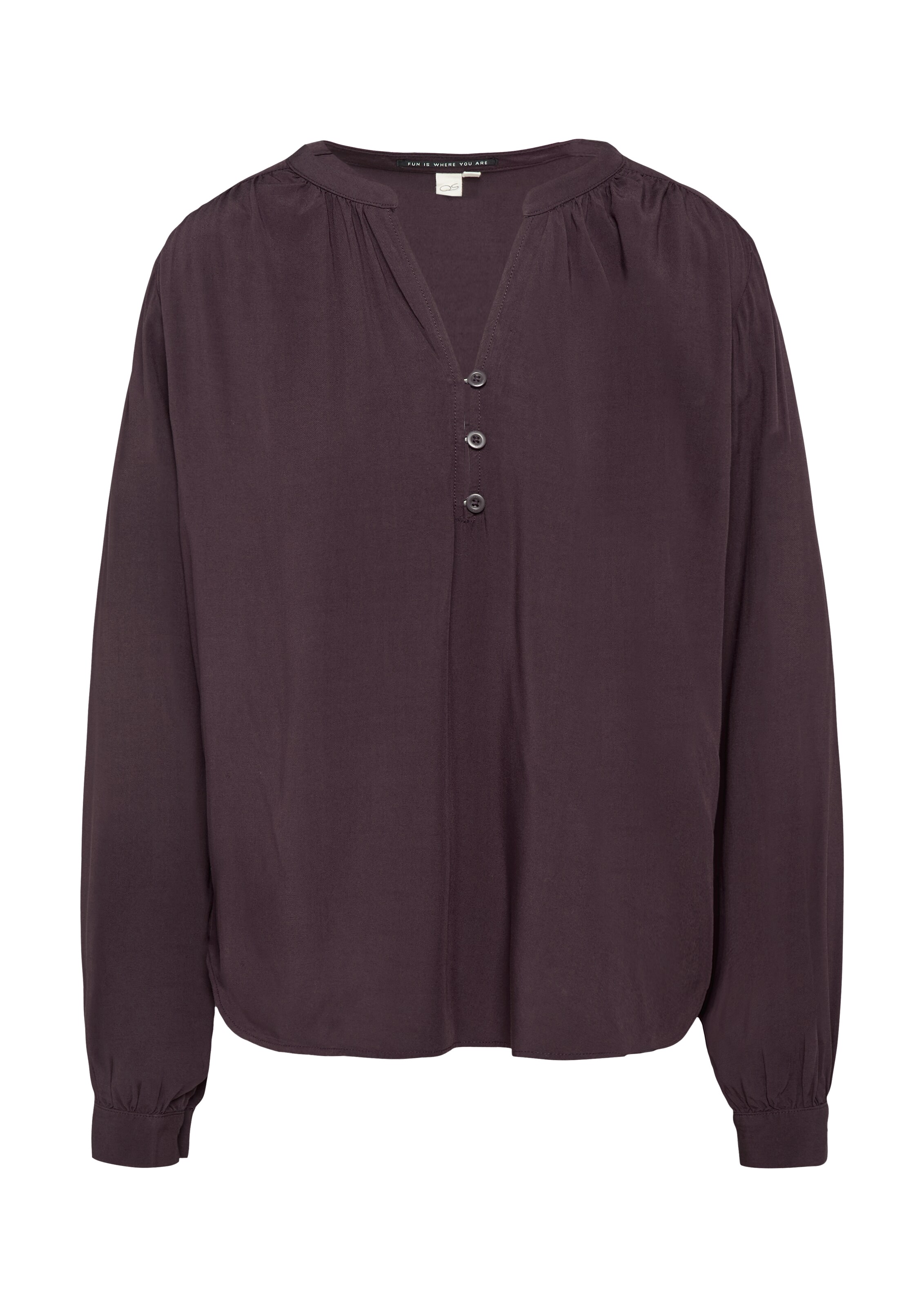 QS Bluse in Lila: Vorderseite