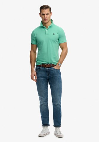 Tricou 'Vintage Destroy' de la Superdry & Co pe verde