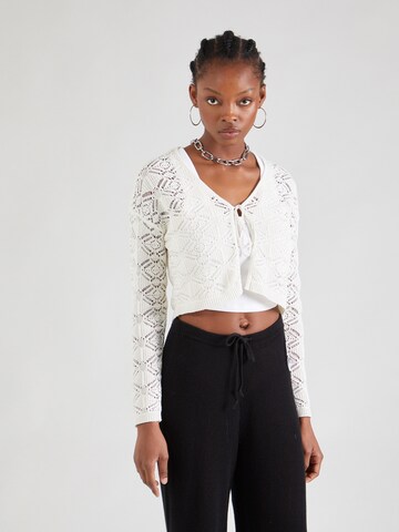 ONLY Knit cardigan 'DANA' in White: front