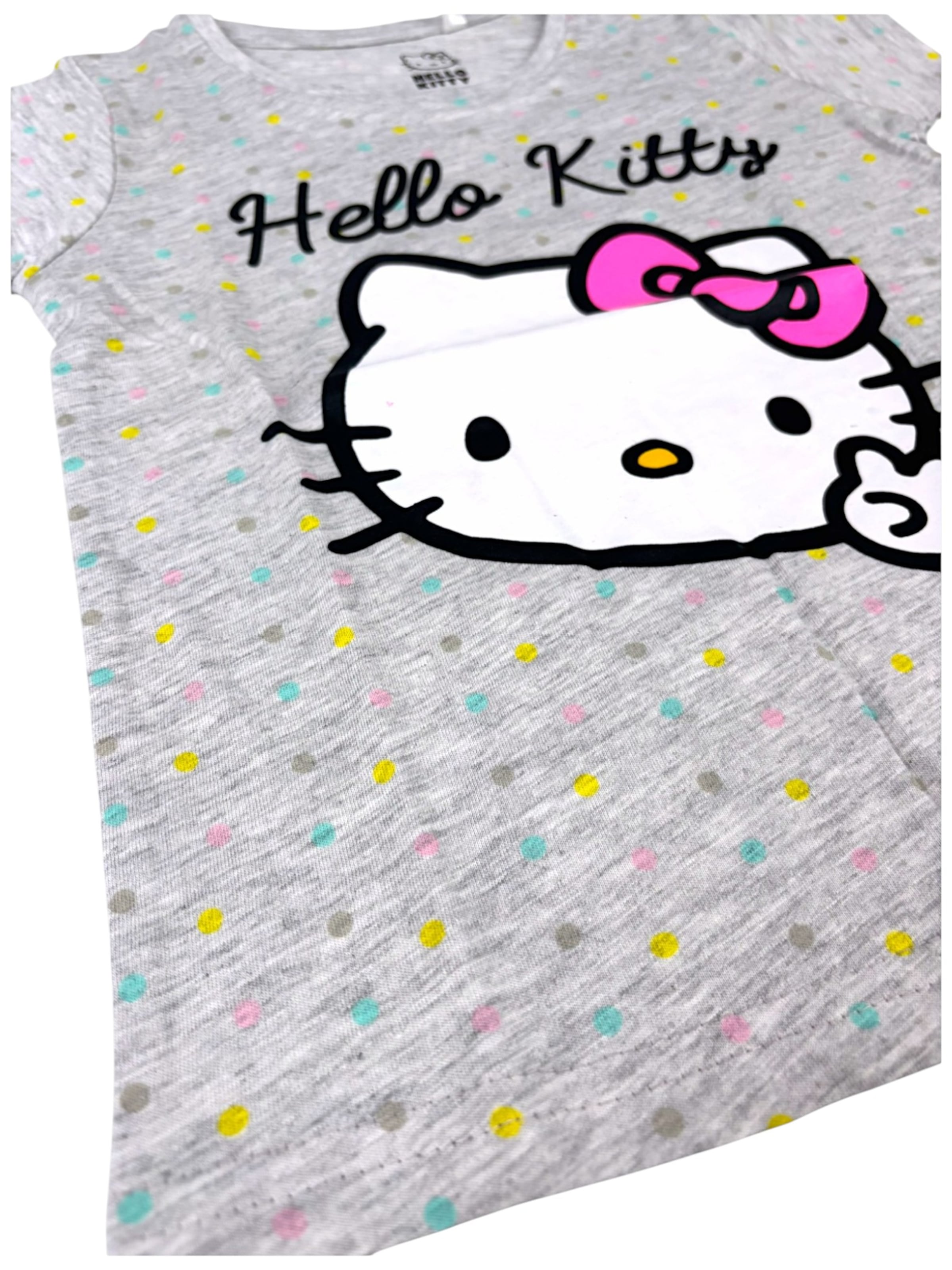 HELLO KITTY Shirt 'Hello Kitty T-Shirt' in Grey