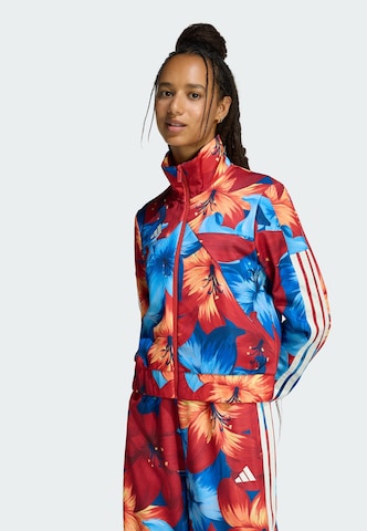 Veste de sport 'Adidas x Farm Rio House Of Tiro' ADIDAS SPORTSWEAR en bleu : devant
