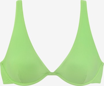 zaļš VENICE BEACH Trijstūra formas Bikini augšdaļa: no priekšpuses