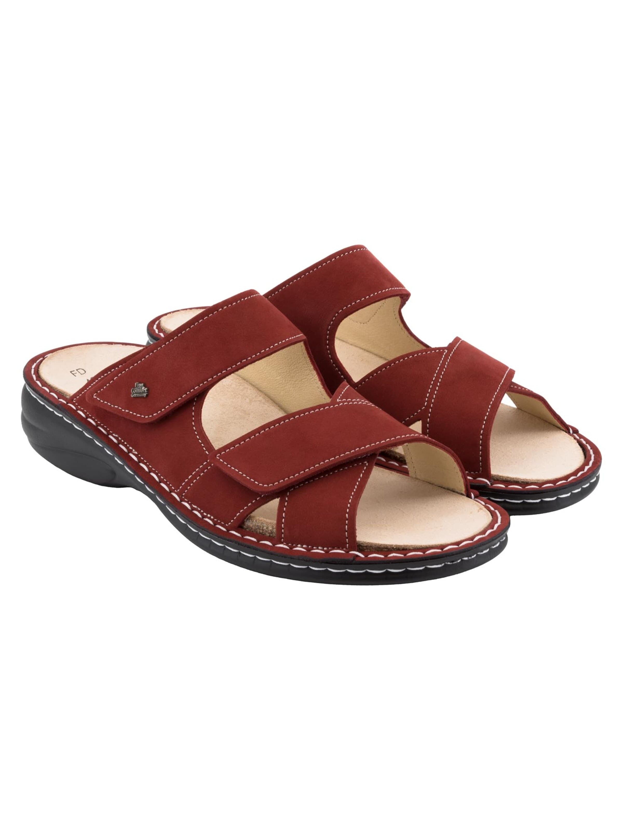 Finn Comfort Muiltjes 'Melrose' in Rood