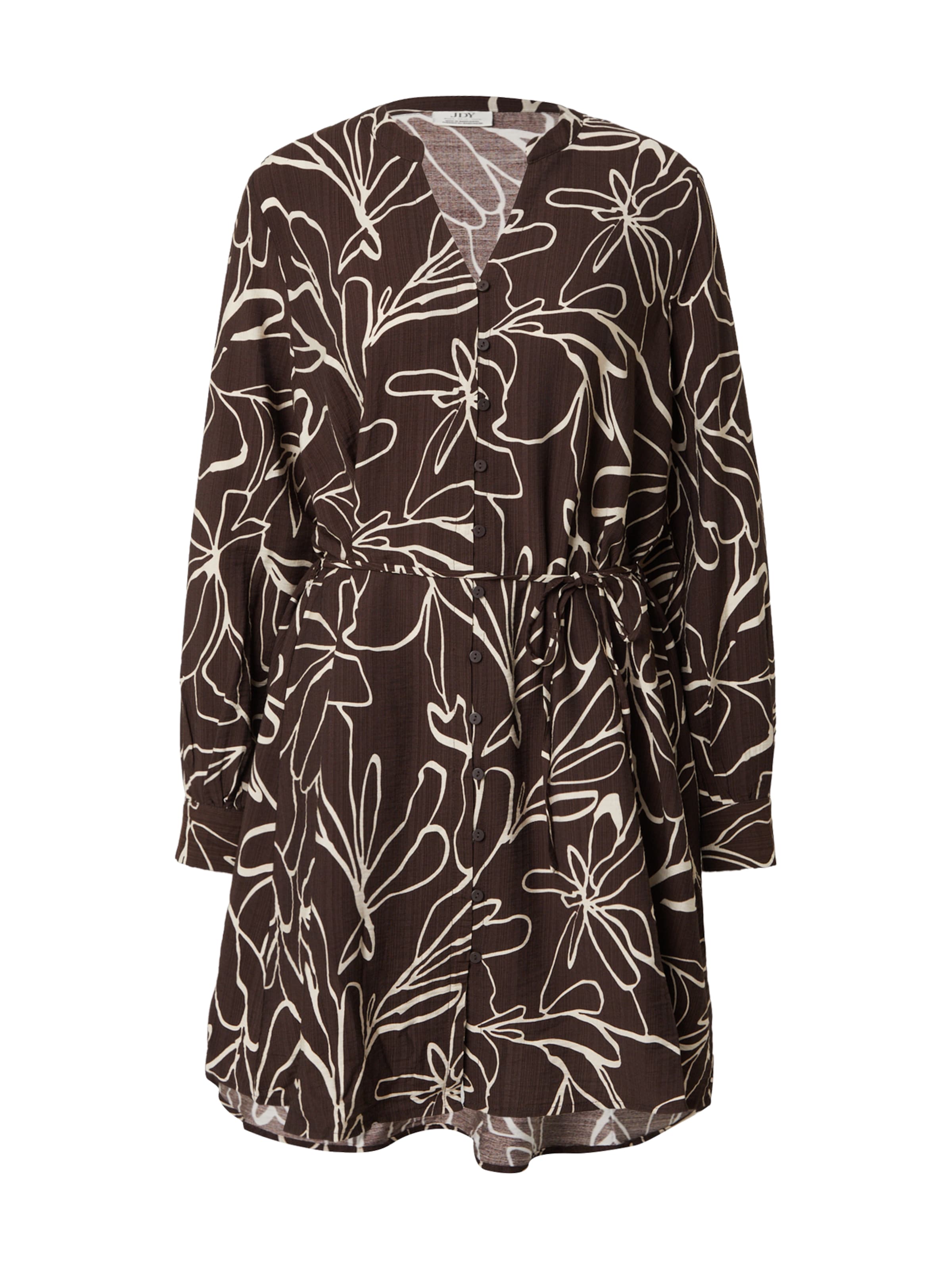 JDY Shirt dress 'JDYVENUS' in Brown: front