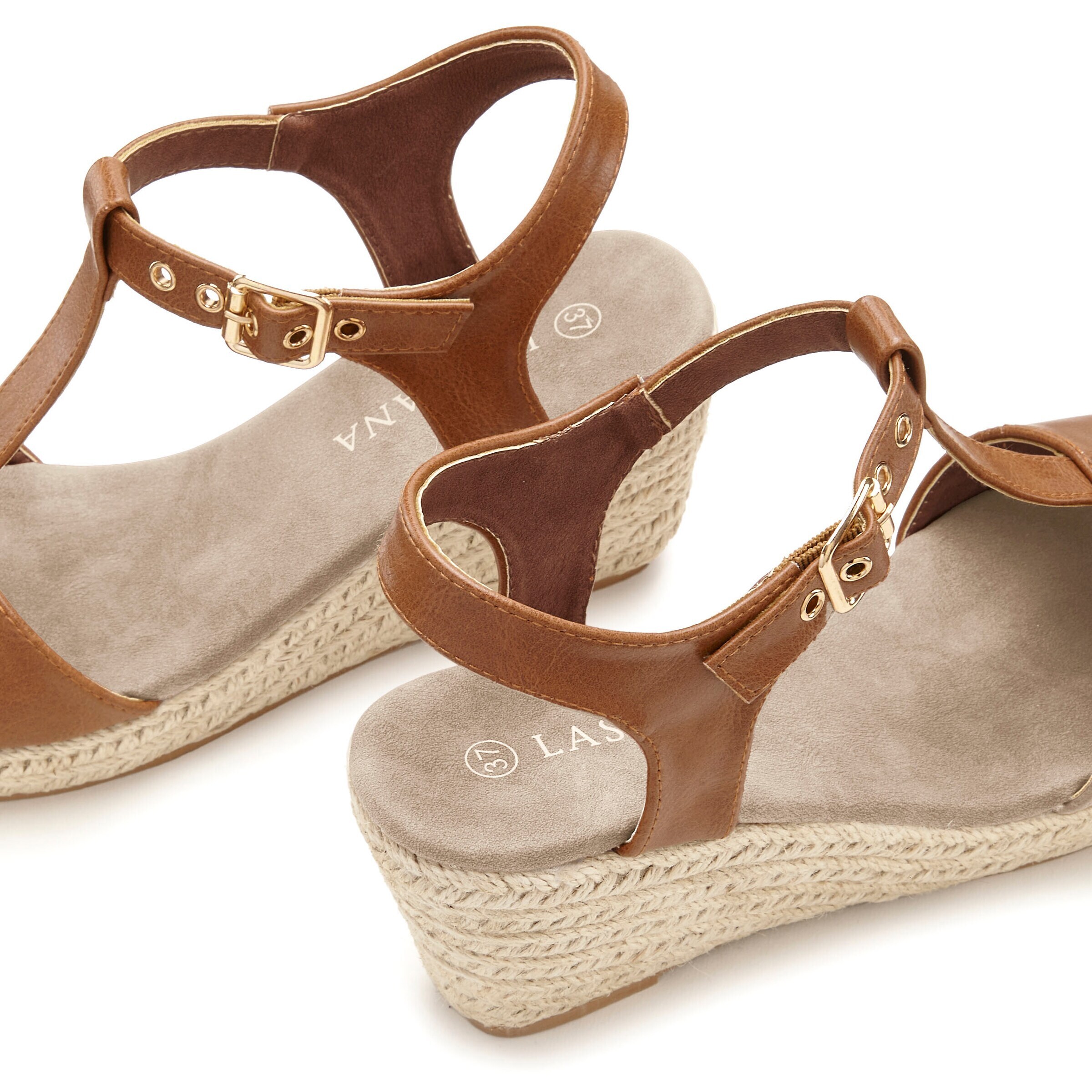 LASCANA Sandale in Braun