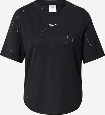 Reebok Functioneel shirt in Zwart: voorkant