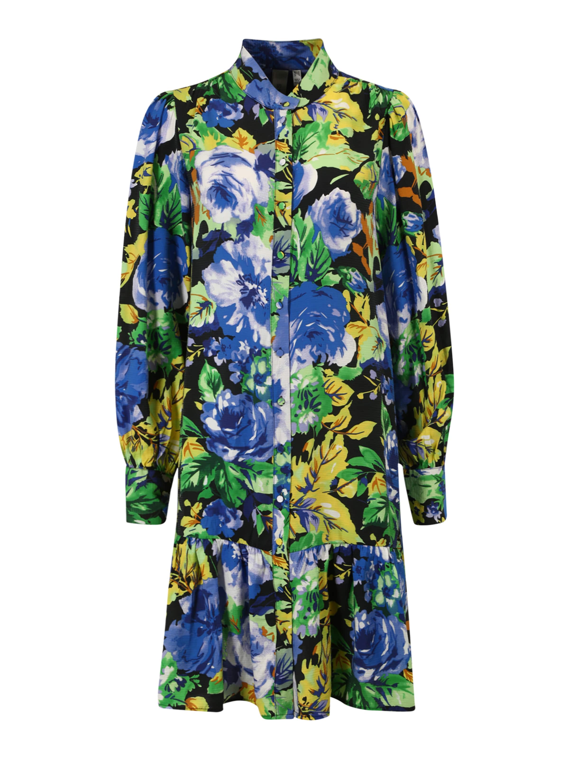 YAS Tall Košeľové šaty - Zmiešané farby: predná strana