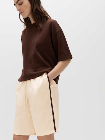 Marks & Spencer Loosefit Hose in Beige: Vorderseite