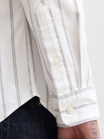 Jack & Jones Premium - Ajuste estrecho Camisa 'JPRBLUBROOK' en blanco