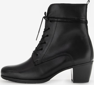 GABOR Lace-Up Ankle Boots in Black