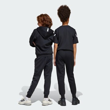 ADIDAS SPORTSWEAR Tapered Sports trousers 'Z.N.E.' in Black